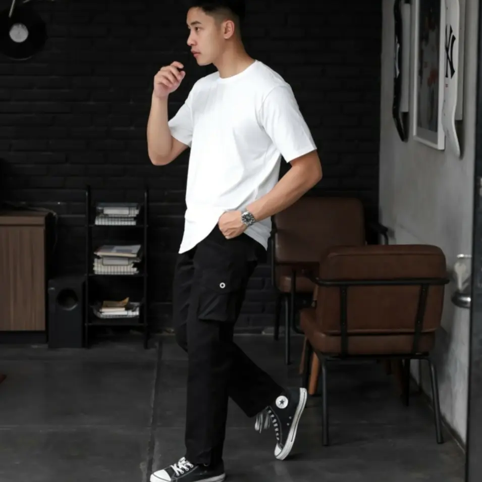 Cargo Pria Keren / Celana Distro Pria / Celana pdl pria / Cargo Panjang Pria / COD / Bayar di tempat Casual Santai Katun Tebal Nyaman
