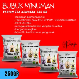 BUBUK MINUMAN RASA 250 GRAM SERBUK MINUMAN ANEKA RASA POWDER MINUMAN BUBUK MINUMAN BOBA Air Drink Cappucino