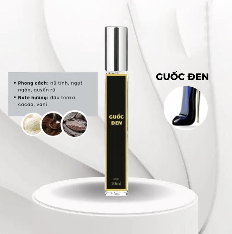 Nước Hoa Nữ Guốc Đen Chiết 10ml Quyến Rũ, Ngọt Ngào, Gợi Cảm, Lưu Hương Lâu Perfume