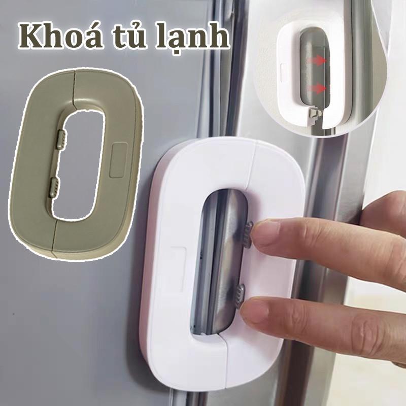 Khoá cửa ngăn kéo tủ lạnh đa năng,Khóa An Toàn Cho Trẻ Em Khóa Tủ Giúp Tránh Va Đập Không Cần Khoan thanh chắn cầu thang cho bé