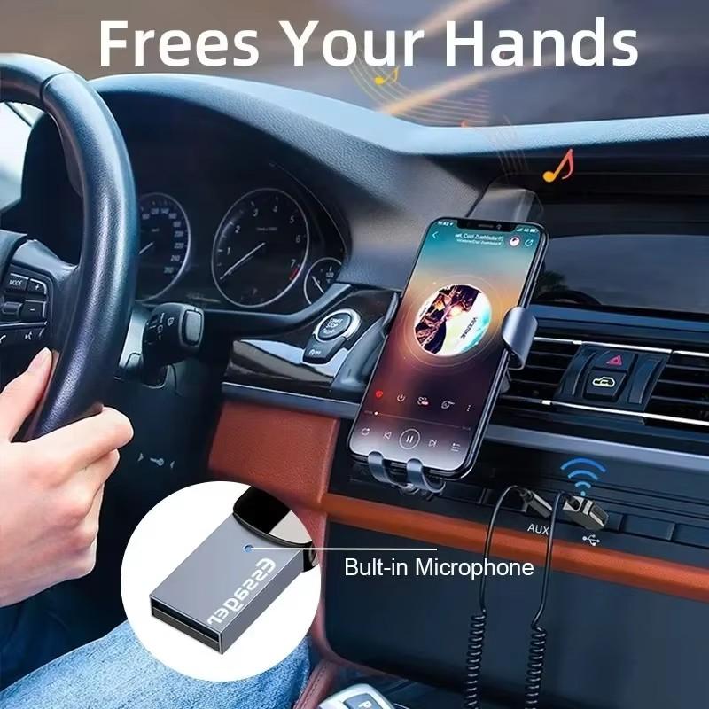 Wireless BT Aux Adapter: Handsfree Car Receiver with USB & 3.5mm interface 1
