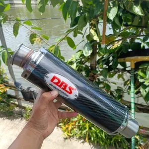 Knalpot Racing DBS Carbon Inlet 50mm – Universal Motor, Suara Ngebas Adem ️