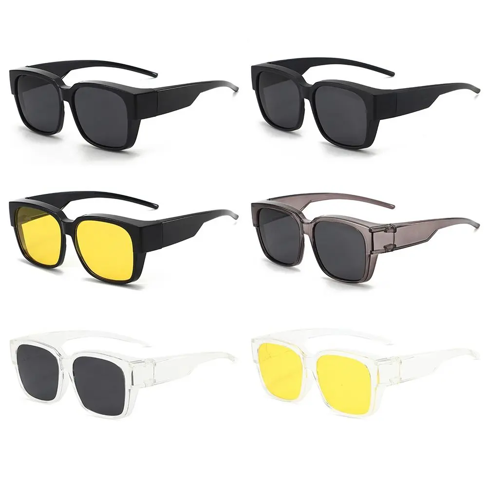 Trendy That Can Be Worn over Other Glasses Sun Glasses Square Shades Fit Over Glasses Sunglasses Polarized Wrap Around