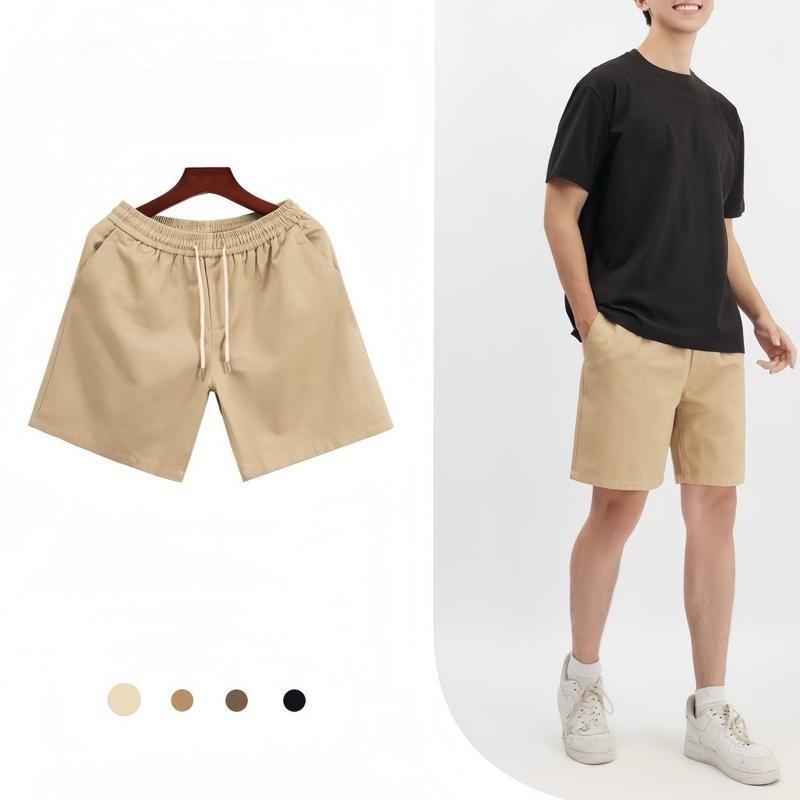 Product Introduction of Quần Short Kaki Nam Cạp Chun Dây Rút Việt Minh MAN Menswear Có Túi Quần Lửng 2