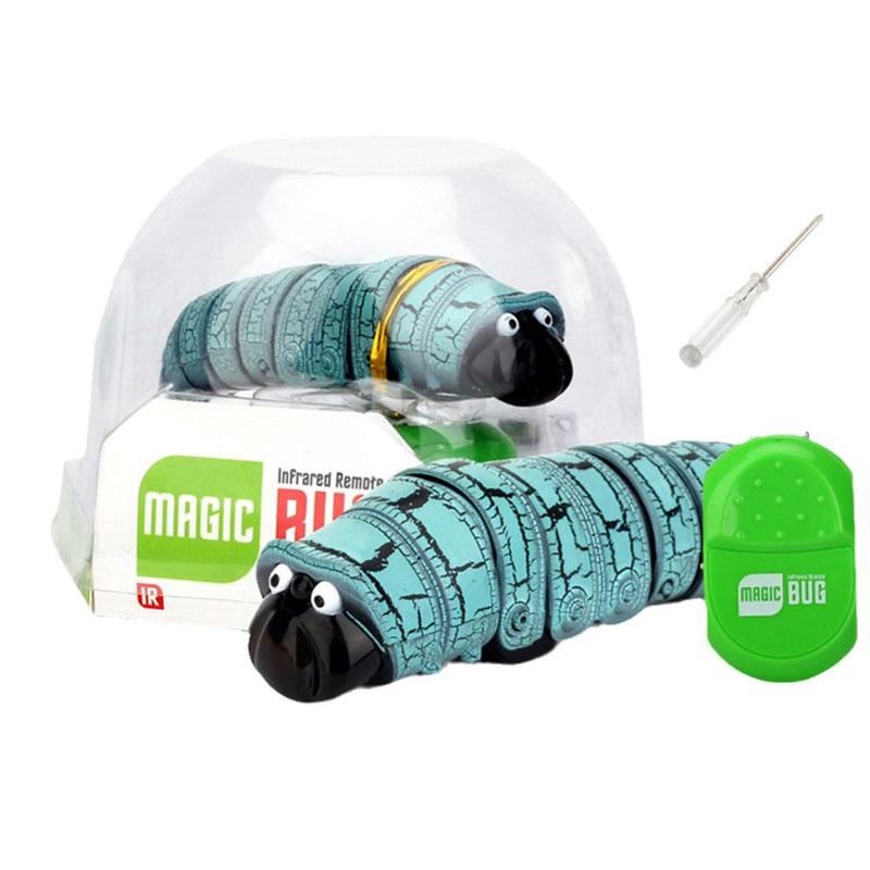 Product Introduction of New And Unique Simulation Remote Control Caterpillar Electric Trick Simulation Toy Insect J5L0 21