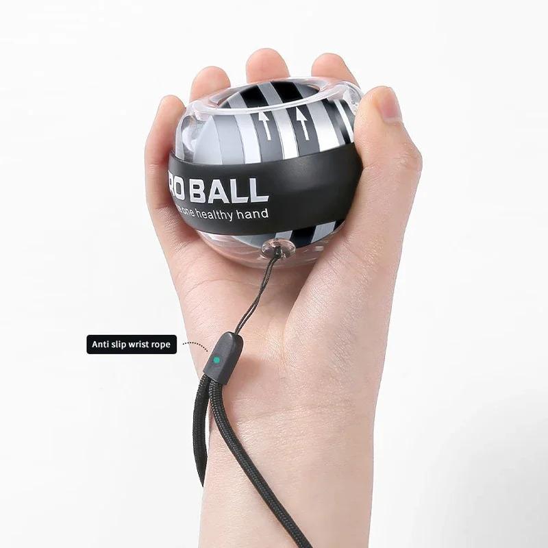 Product Introduction of 1pc Gyro Ball Wrist Ball Power Trainer Ball Strengthener and Forearm Strengthening Exerciser Home Gym Fitness Equipment 10