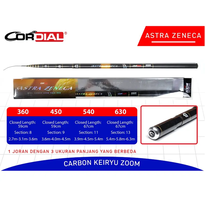 Joran Tegek CORDIAL ASTRA ZENECA | DARK PHANTOM | RED DEVIL Zoom Pole 2