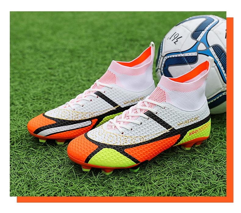 Product Introduction of （SIZE 36-45）Ready Stock Unisex Plus Size Football Shoes Outdoor Futsal Soccer Shoes Non-slip Training Shoes 11