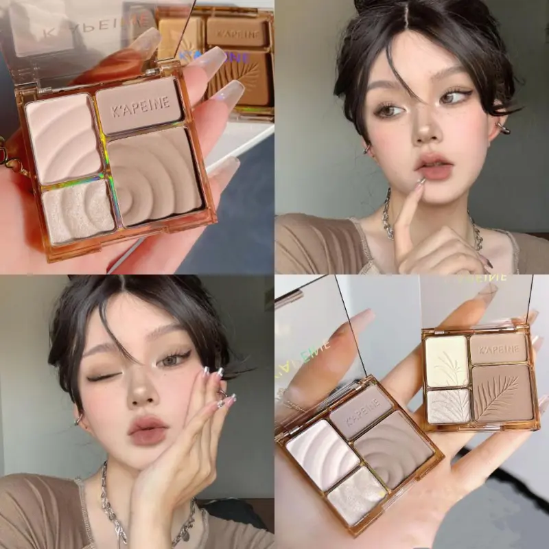 Bảng Màu Phấn Bắt Sáng TạKhối Chống Nước Độ Bóng Cao Tiện Dụng SXY745 Mỹ Phẩm Cosmetic Trang Điểm