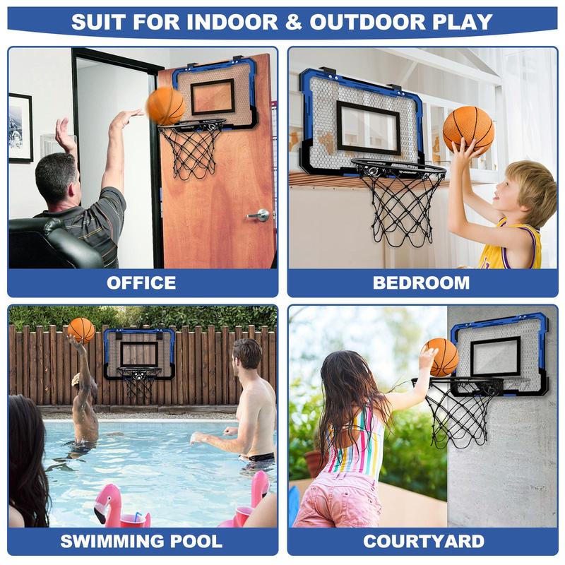 Foldable Basketball Hoop Toys (1 Set), Outdoor Indoor Ball Game Toy For Adults Kids Gift 6