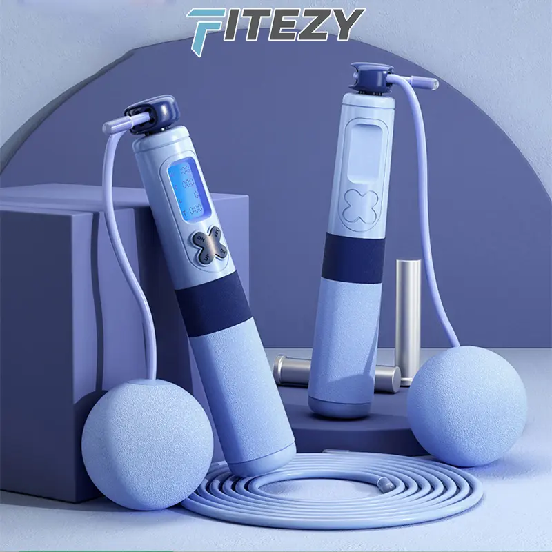 [HCM] Dây nhảy không dây đếm số đo Calo thế hệ mới 2022 FITEZY Pin Nam Đồng