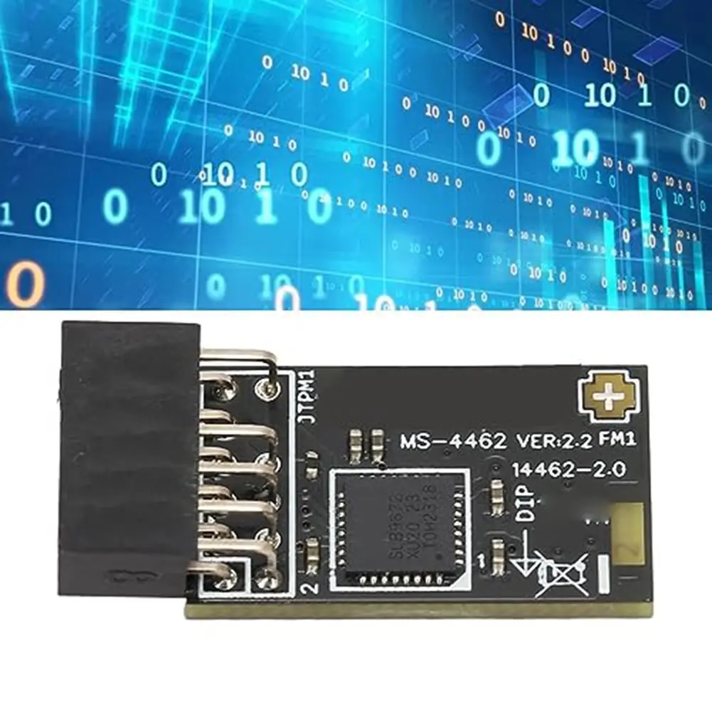 TPM 2.0 Module for MSI: Encryption Security with  for SLB 9672，Compatible for Win11