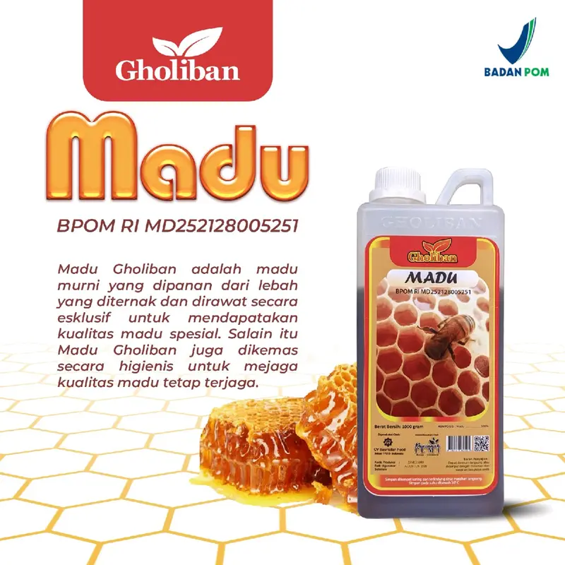Madu Multiflora Gholiban BPOM Original Produk Terlaris hutan 1