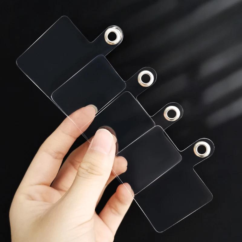Dây Đeo buộc điện thoại linh hoạt, trong suốt, cho điện thoại di động, tab dây buộc Thông Dụng miếng dán dây đeo Treo rõ ràng, kẹp dây 0