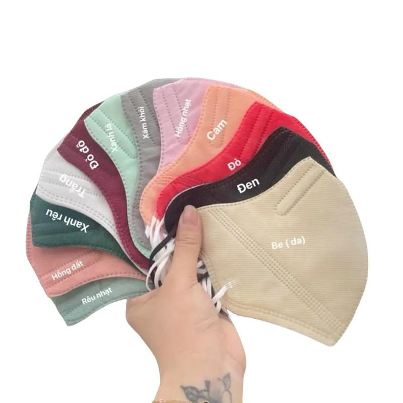 [6A-Tự Tin Đi Nắng] Thùng 100 chiếc Khẩu trang 6A Tuấn Huy mask kháng khuẩn, Che phủ tốt, chống tia UV. Voi Nhung Women Phụ Kiện Accessories việt nam đen mặt nạ bảo hộ ppe