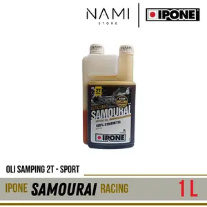 IPONE SAMOURAI RACING 2T (1L) - Oli samping / mesin Sepeda motor Motorcycle Oil 2T - Original