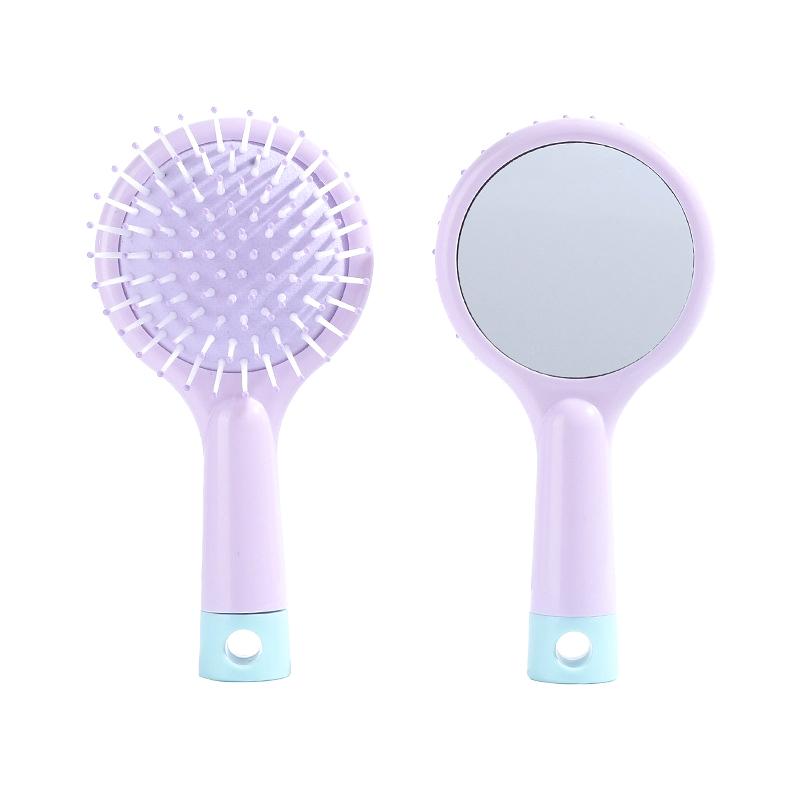Product Introduction of 1Pcs Hair Brush Simplicity Fashion Solid Color Massage Air Cushion Comb With Mirror Lovely Hair Care Tool 29
