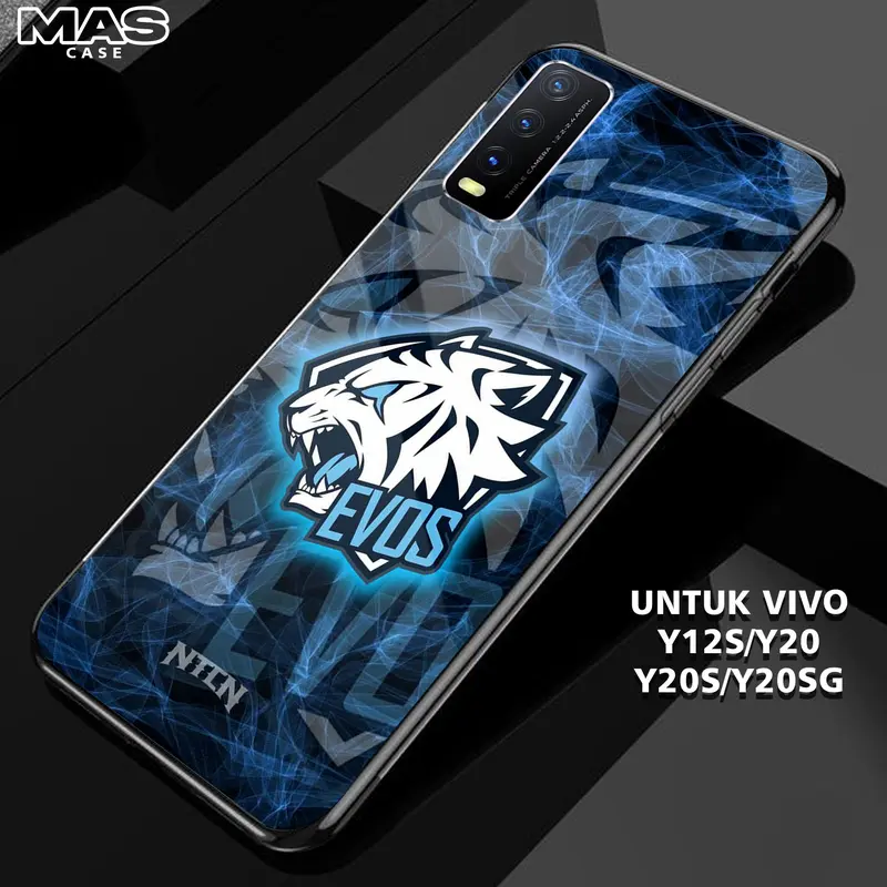 Case VIVO Y20/12S/Y20S/Y20SG Terbaru MAS Case [ EVOS-02 ] Casing VIVO Y12S/Y20/Y20S/Y20SG - Silikon Hp VIVO Y20 - Kesing Hp - Softcase Glass Kaca - Case Terlaris - Pelindung Hp - Case Terbaru VIVO Y20 - Cover Hp 1