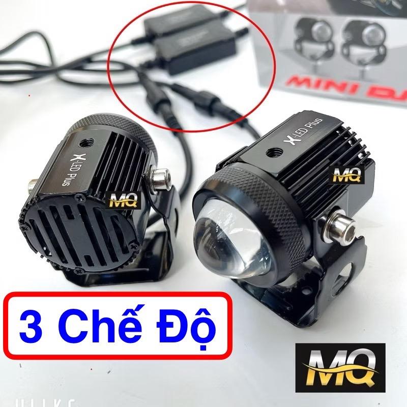 ￼Đèn Trợ Sáng Mini Bi Cầu Mini X-LED Plus Xe Máy Chính Hãng Nguồn Nhôm M3MINI đèn  trợ  sáng bi  cầu  mini