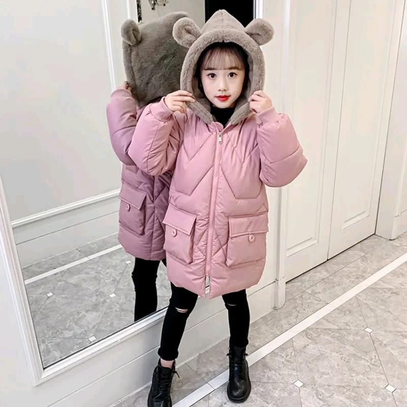 Jaket winter Anak Jaket Bulu /Jaket Hodie Bulu/Jaket Hangat Musim panas Fashion 0