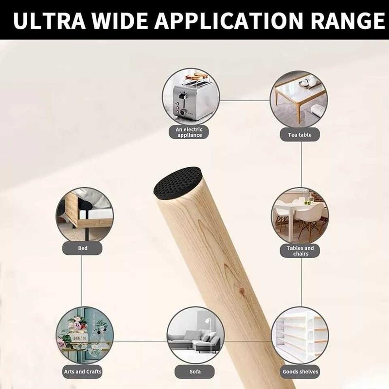 HOUSEEN Alas Kaki Meja Lemari Kulkas EVA Pad Model Bulat 16 PCS - NY24 l 3