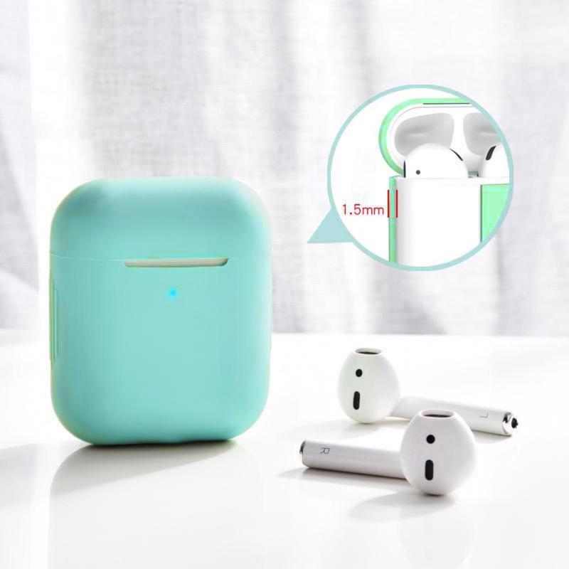 Product Introduction of เคสหูฟังซิลิโคน สำหรับ Airpods 1/2, เคสหูฟังเคสป้องกัน สำหรับ Apple Airpods 1/2, ฝาครอบ Airpods, ขายเฉพาะเคสหูฟัง สีชมพู ม่วง เหลือง 35