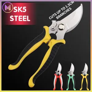 SK5 STEEL Geser Pemangkasan Extra Sharp Gardening Pruning Shears Gunting Taman Dahan Bunga Ranting gunting dahan ranting