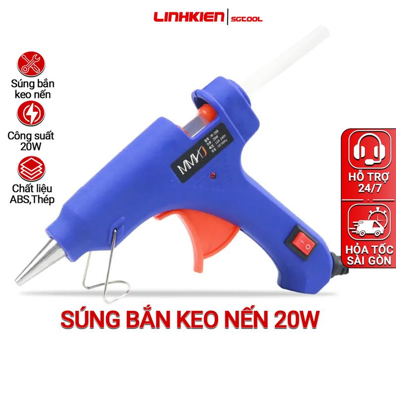  Máy keo nến MMHJ silicon 20-w ,máy bắn keo nến mini 