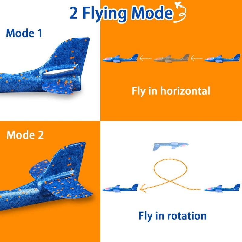 Product Introduction of Outdoor Garden Fun Foam Airplane Model Exquisite Glider Airplane Model Luminous Toy High Quality Exquisite Fun Children's Outdoor Play Toy Airplane Model 26