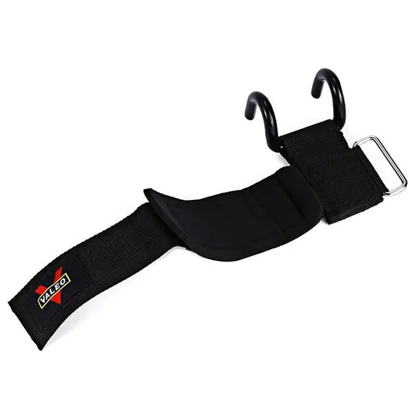 Găng Cuốn Cổ Tay Có Móc Nâng Tạ Weight Lifting Hook Valeo (Loại Có Lớp Đệm) 2