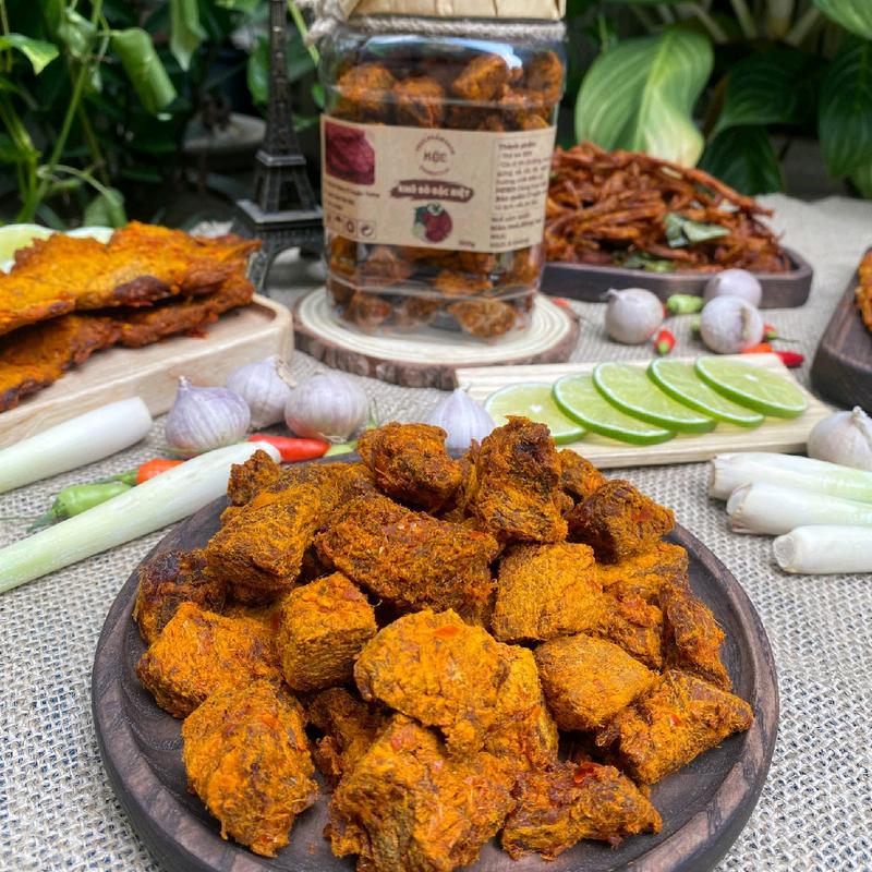 200g khô bò cục (bò viên), snack ăn vặt ngon nhà Mộc Food 4