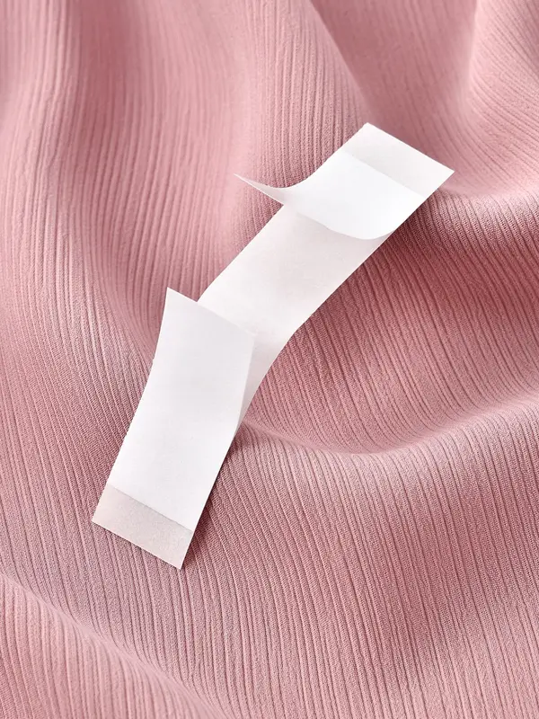 Women's Solid Color Double Sided Hijab Sticker, Non-slip Hijab Sticker, Casual Hijab Accessories for Women & Girls 7