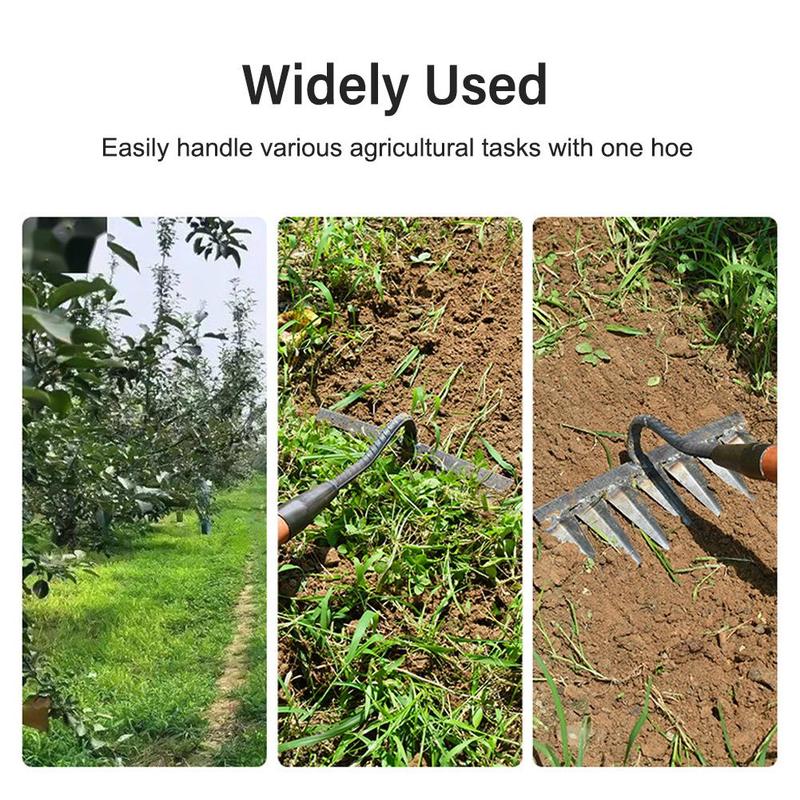 Product Introduction of Garden Weeding Rake Garden Hoe Weeding Handheld Garden Planting Hoe Rake Farm Garden Z7L3 33