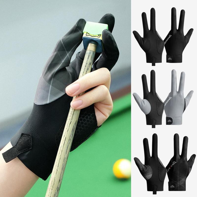 Product Introduction of Professional Pressure Billiards Gloves NonSlip Snooker Gloves with Three Fingers for Optimal G2A0 34