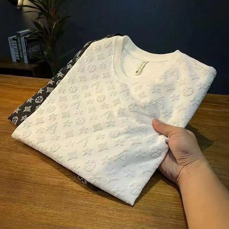 Product Introduction of Áo Thun Ngắn Tay Dáng Rộng Phong Cách Instagram Mới Mùa Hè, Áo Nam, In Phồng Hợp Xu hướng Xu Hướng 2024, Áo Thun Nam Ngắn Tay 1