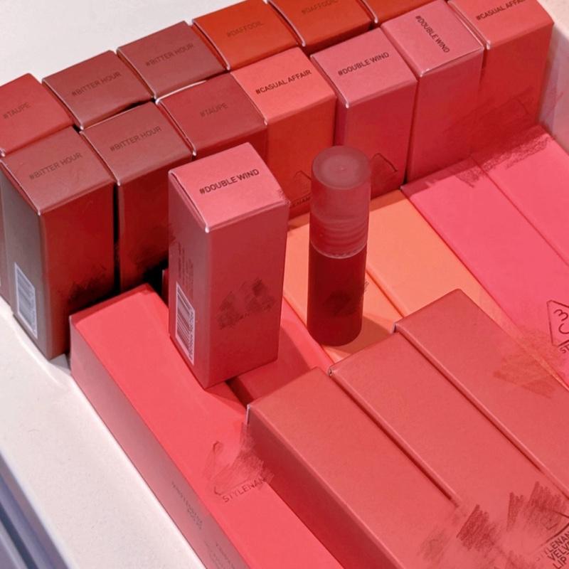 (3Cje) Son 3 CHỊ EM mini blur watertint lì mờ không lem không trôi, nhẹ môi 1,5G