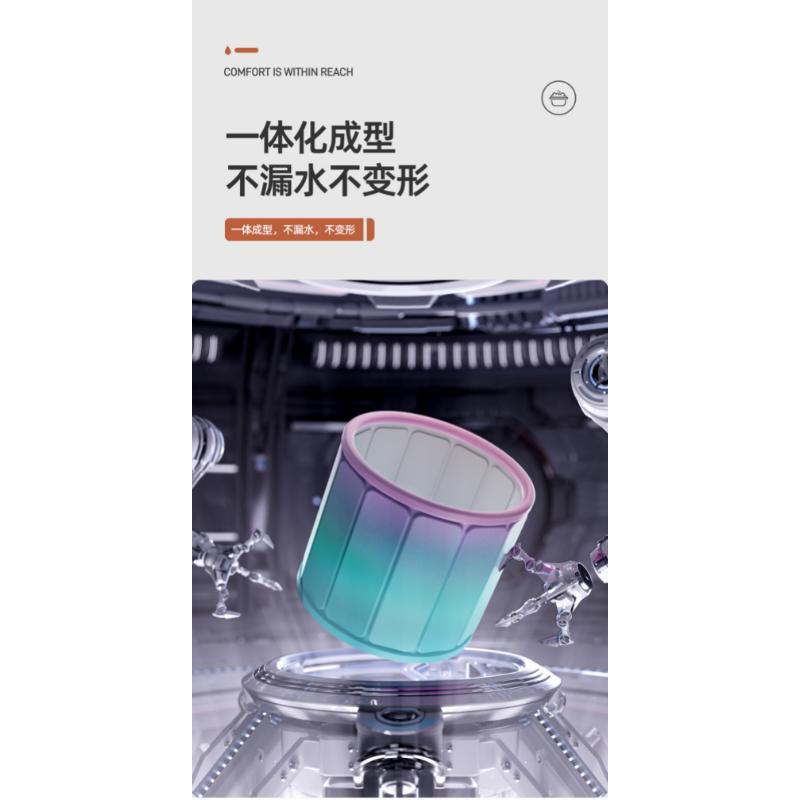 Product Introduction of Folding Bath Bucket, Adult Household Bathtub, Full Body Children's Artifact 32