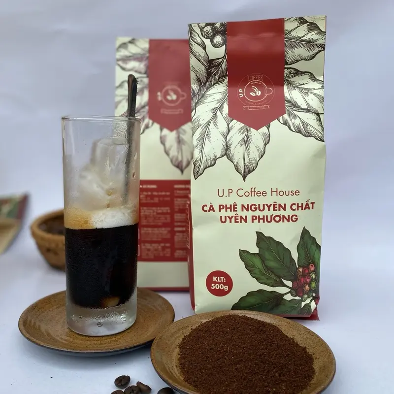 MÃ 1: 500g Cà phê nguyên chất phin thượng hạng- đậm, đắng, thơm - Hương vị tuyệt vời - Cafe, Coffee 1