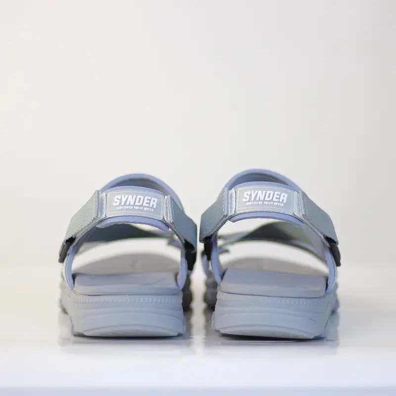 Dép Sandal Nam Nữ SYNDER SD2 - Nam tăng 1 size, nhẹ,thoáng mát [Xám Full , Size 36-44, Tặng chai vệ sinh] 3