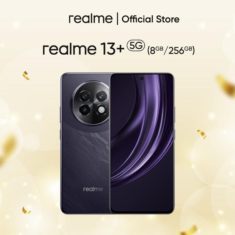 Điện Thoại Smart Phone Realme 13+ 5G (8GB - 256GB) | Sạc Siêu Nhanh 80W | Màn OLED 120Hz | BH 2 Năm