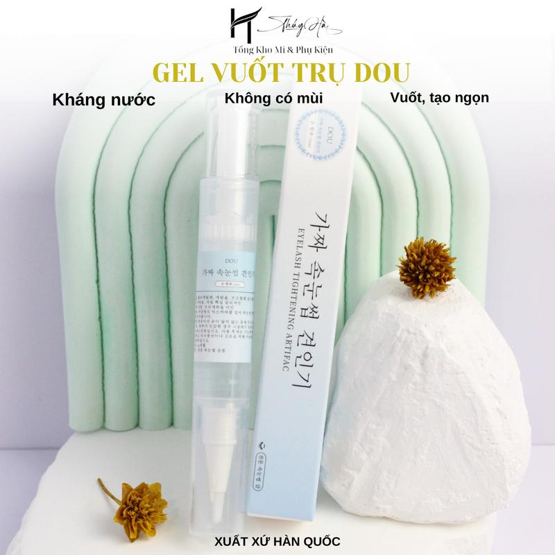 Gel Vuốt Trụ DOU Kháng Nước Hàn Quốc (10ml) - Gel Định Hình Tạo Kiểu Katun - Tạo Ngọn Siêu Nhanh -Tạo Trụ Mắt Ướt-Anime - Dụng Cụ Nối Mi - Thúy Hà Trang Điểm