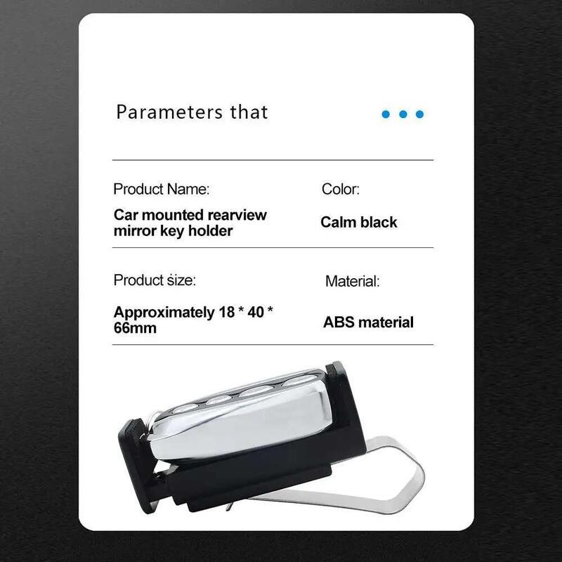 Product Introduction of Sun Visor Clip Holder Gate Remote for Garage Door Control Keychain Universal Car Interior Accessories 26