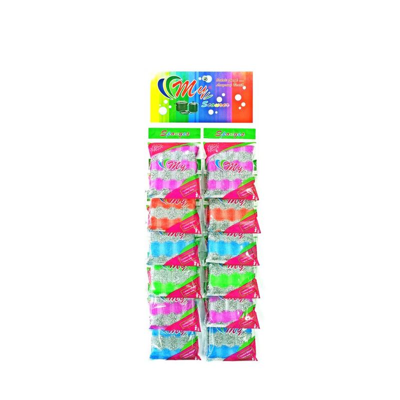 SPON CUCI PIRING Warna Warni / sponge cuci piring murah 2