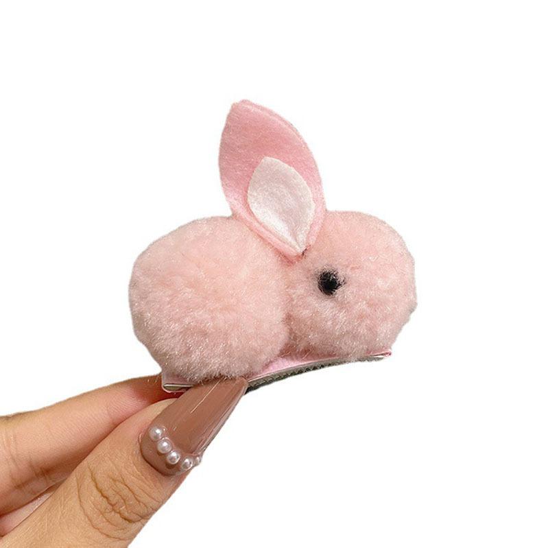 Kẹp Tóc Trẻ Em Hoạt Hình, Phong Cách Mùa Thu Và Mùa Đông, Kẹp Tóc Thỏ Dễ Thương Nhồi Bông Ba Chiều, Thích Hợp Cho Bé, Không Làm Tổn Thương Tóc, Kẹp Bên, Phụ Kiện Tóc, Nữ 5