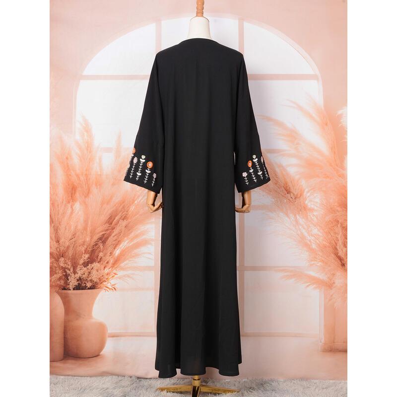Product Introduction of Abaya Trkiye, Hàng Mới Về, Phong Cách Hồi Giáo, Thêu, Đầm Áo Choàng Thường Ngày Áo Cardigan, Trang Phục Nữ 10