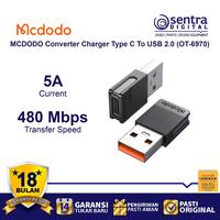 Gambar MCDODO Converter Charger OTG Type C To USB A 2.0 Black ( OT-6970 ) dari Sentra Digital Kota Surabaya 2 Tokopedia