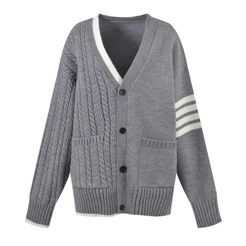 Áo khoác len cardigan , áo khoác len nữ sọc tay form rộng vải len thừng QCCC loại 1 phong cách Hàn Quốc không xù _RuBy 3