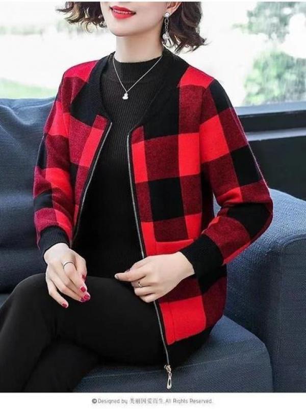 Product Introduction of Áo Khoác Chống Nắng, Phong Cách Phương Tây, Áo Cardigan Dáng Rộng Quý Phái, Thích Hợp Cho Các Bà Mẹ TRUNG NIÊN, Nữ TRUNG NIÊN Và Cao Tuổi, Hàng Mới Về 2021, Đồng Phục Bóng Chày, Quần Áo Mùa Thu 21