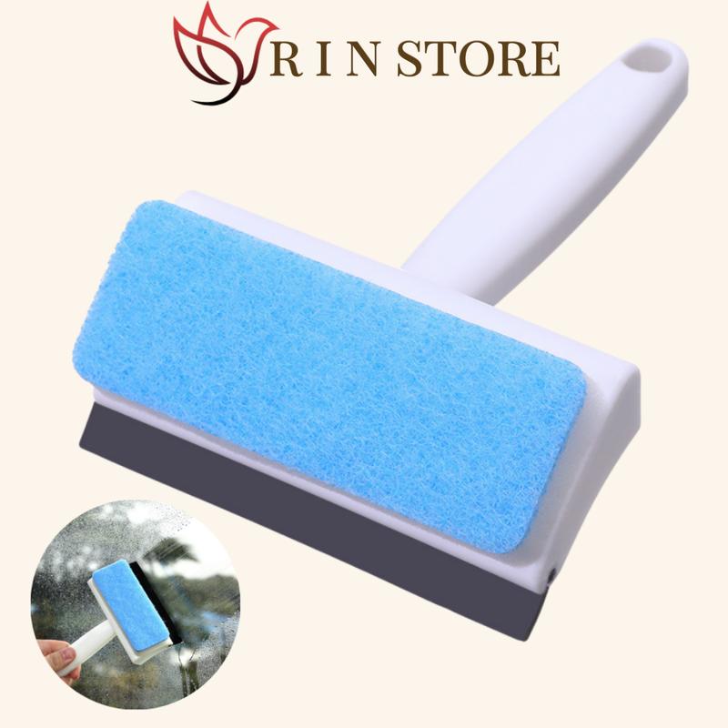 Cây Lau Kính Chổi Lau Kính Hai Mặt Loại Mới Kèm Đầu Gạt Nước Tiện Lợi Ứng Dụng Cho Nhiều Nơi Trong Nhà Đa Năng RIN Làm Sạch