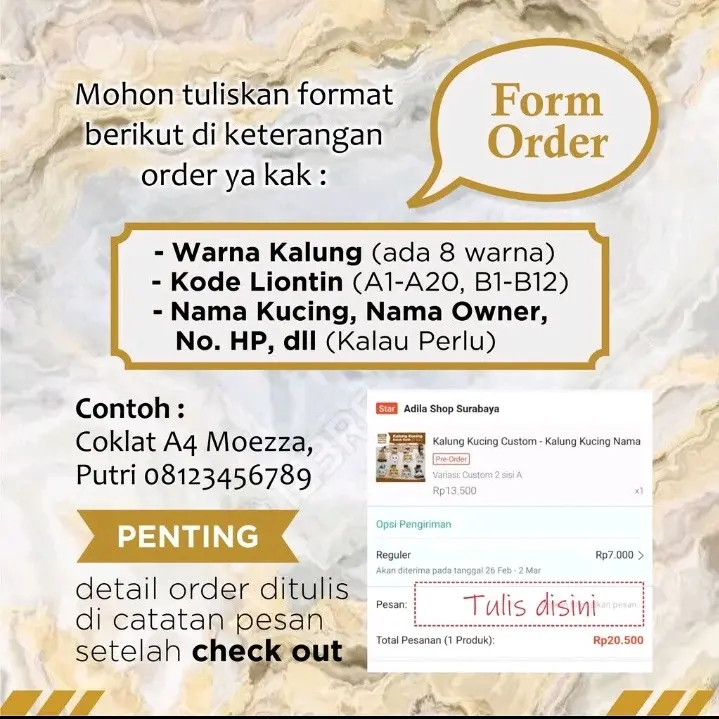KALUNG KUCING CUSTOM NAMA DAN GAMBAR COCOK UNTUK DI PAKAI DI BINATANG KESAYANGAN ANDA DI RUMAH BISA CUSTOM 5